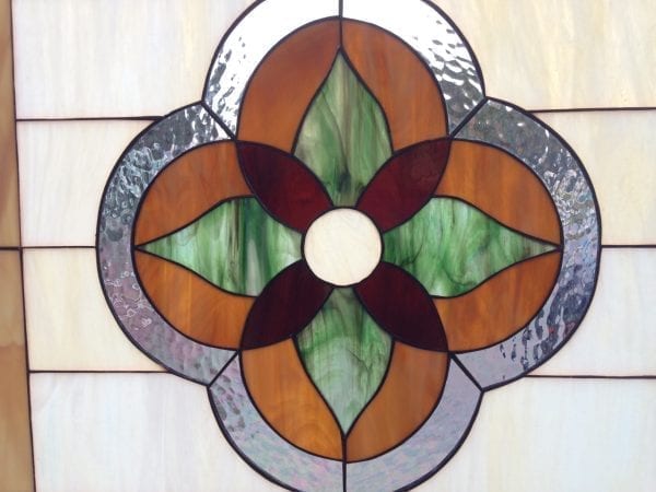 The "Ceasar" Beautiful Classic Victorian Leaded Stained Glass Window Panel
