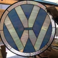 Custom-build Stained Glass Logo or Emblem