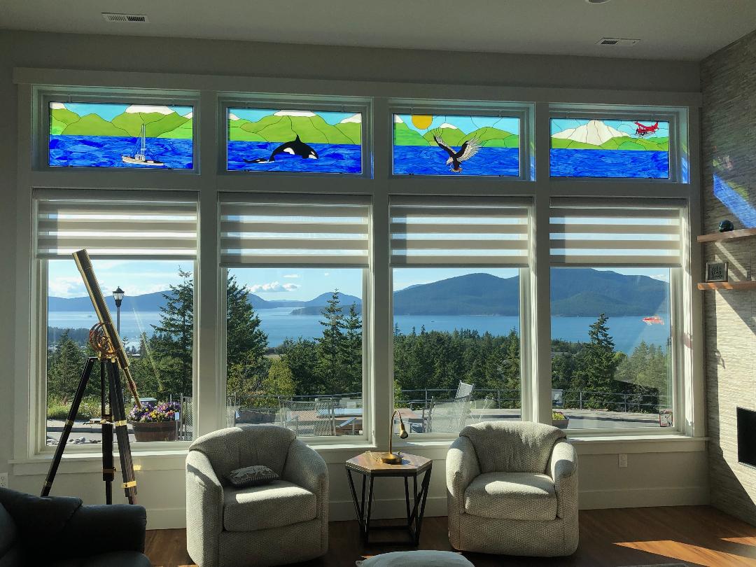 Wow! Four Pacific Northwest Transom Windows Installed In A Home In Washington