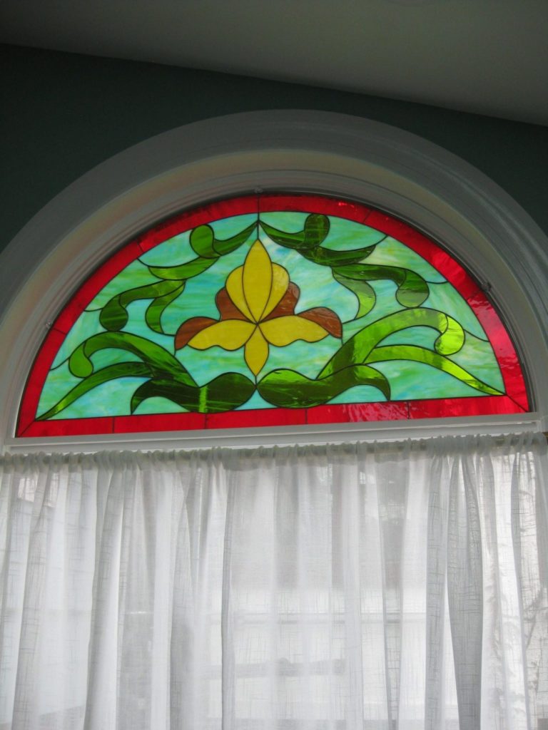 Classic Arched Beautiful Ribbon Victorian Style Window