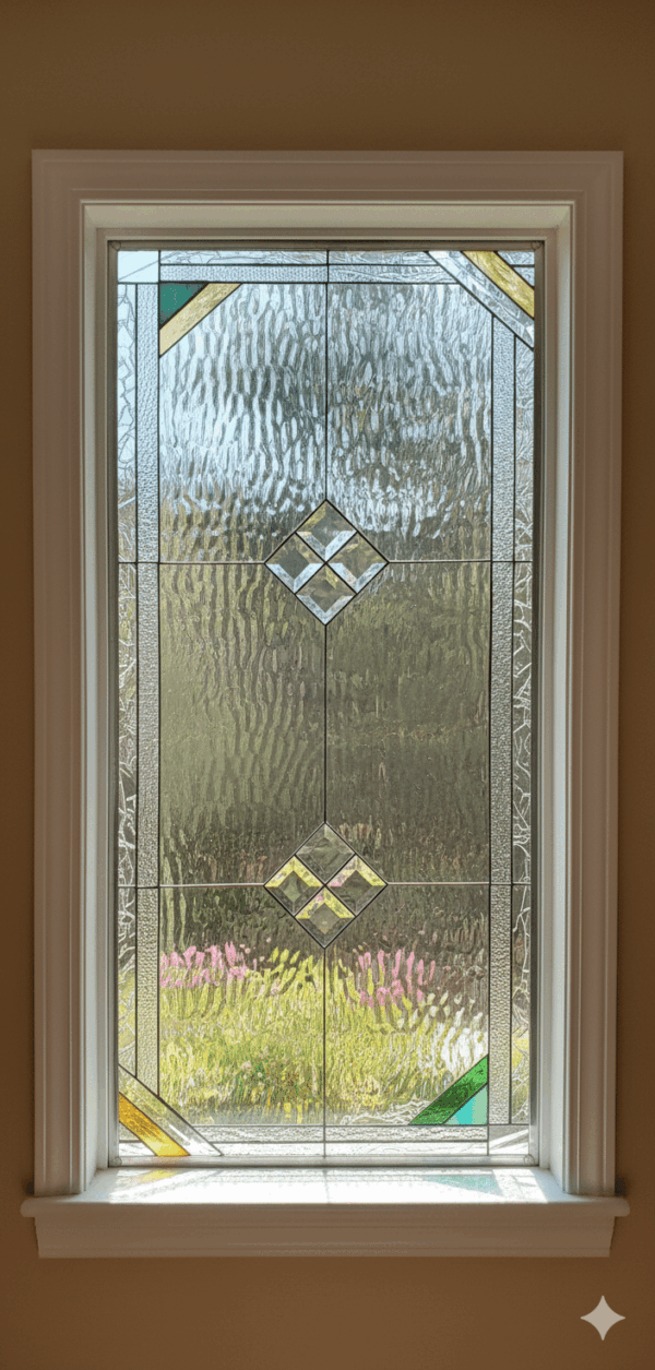Classic! The Corona Stained Glass Window Panel