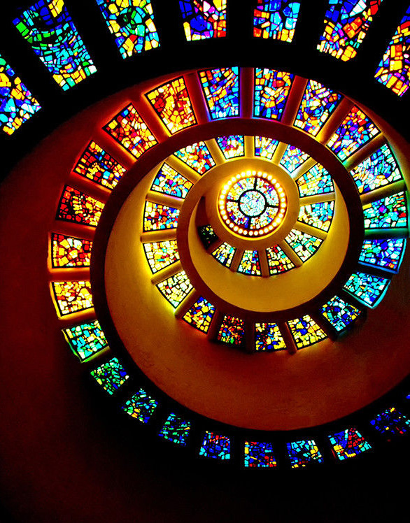 Stained glass used in different parts of the world