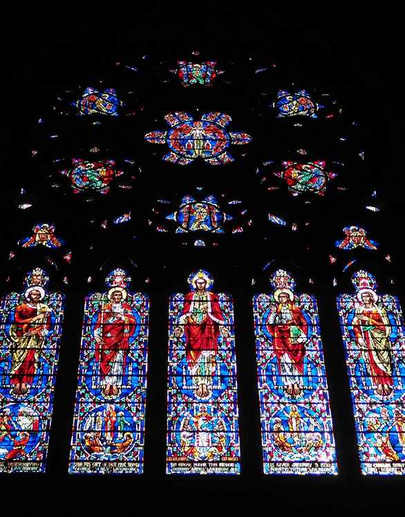 Stained glass used in different parts of the world