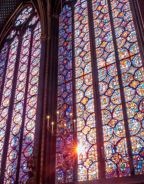 Stained glass used in different parts of the world