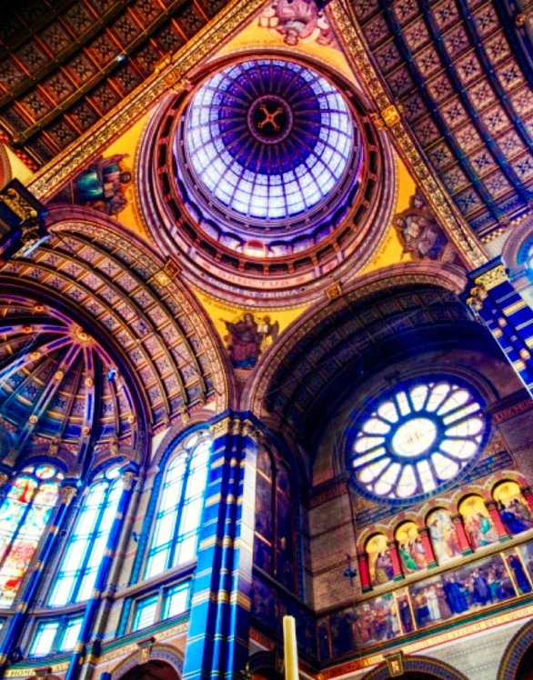 Stained glass used in different parts of the world