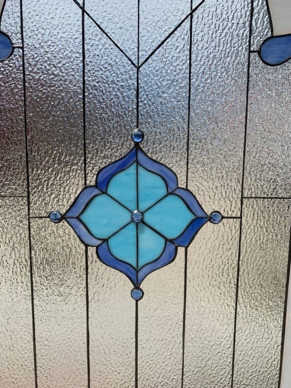 The Beautiful! "Cupertino" Stained Glass Window Panel