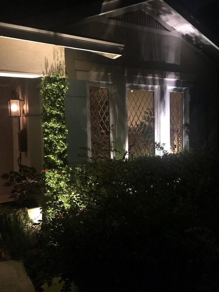 All Clear Beveled Diamonds Stained Glass Windows Installed