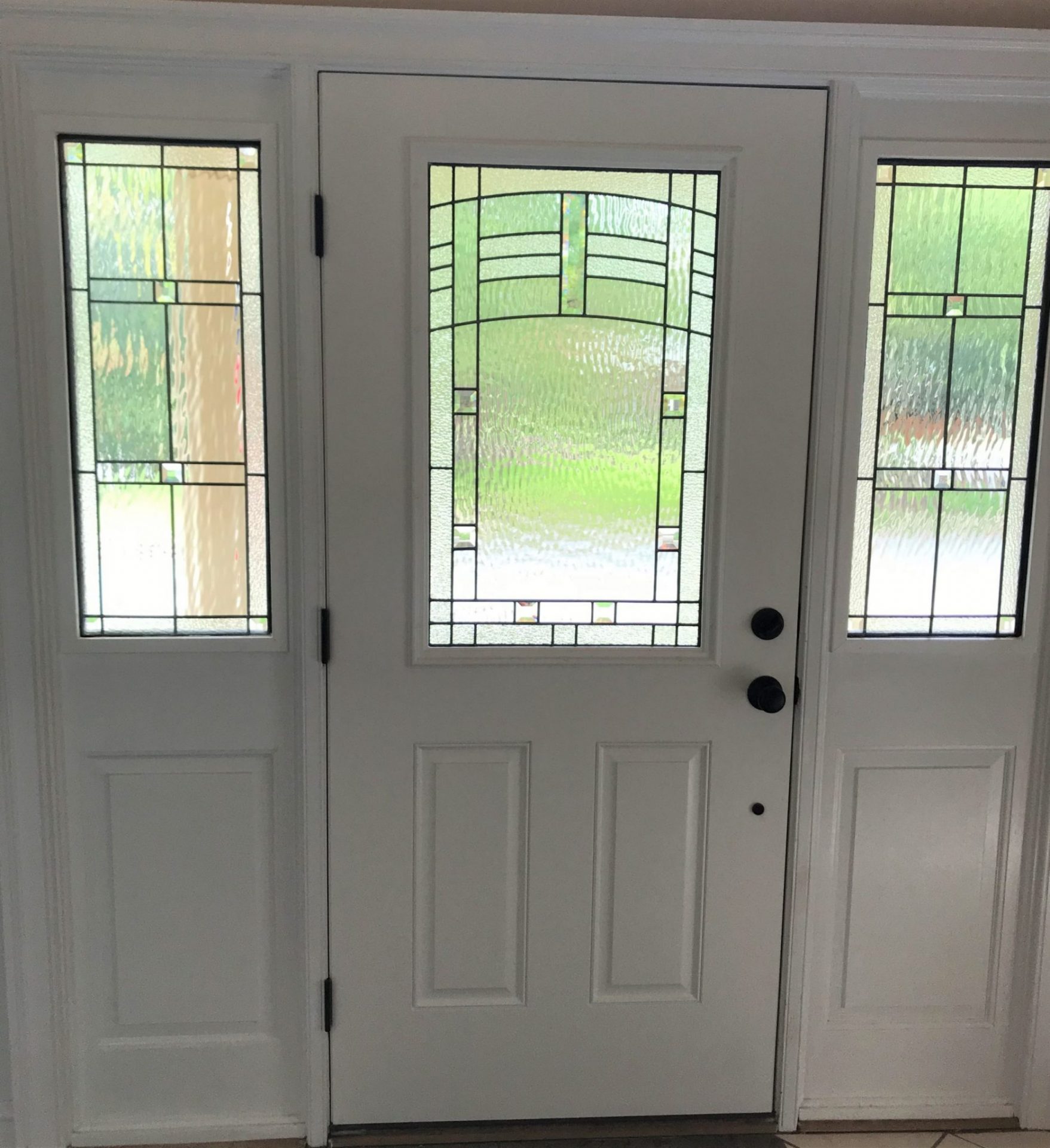 Leaded triple-pane Insulated Stained Glass