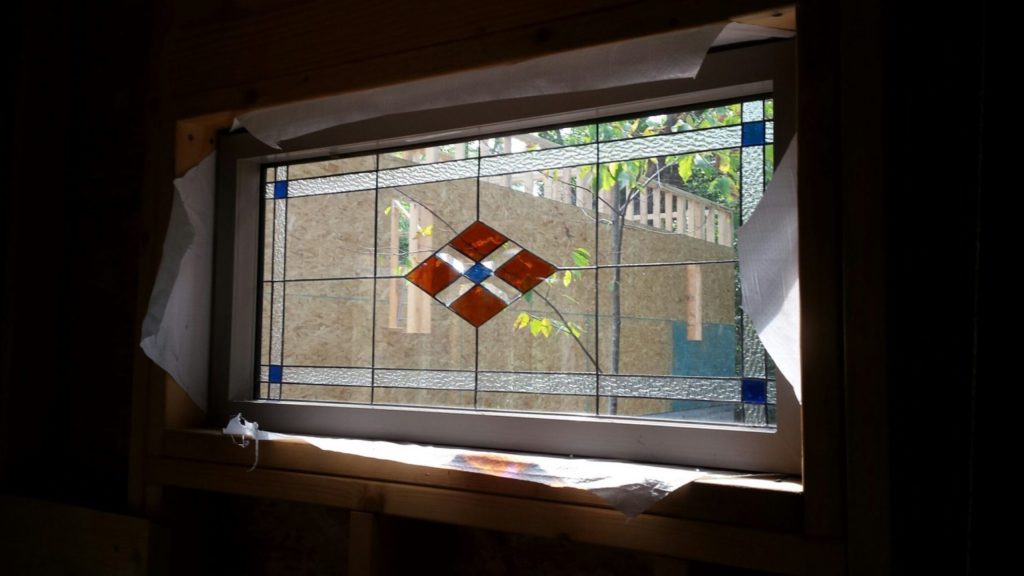 Stained Glass Installed