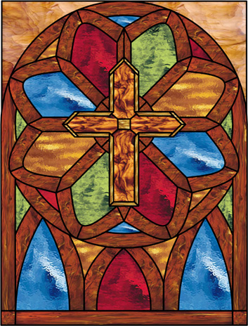 Altar and Furniture Stained Glass