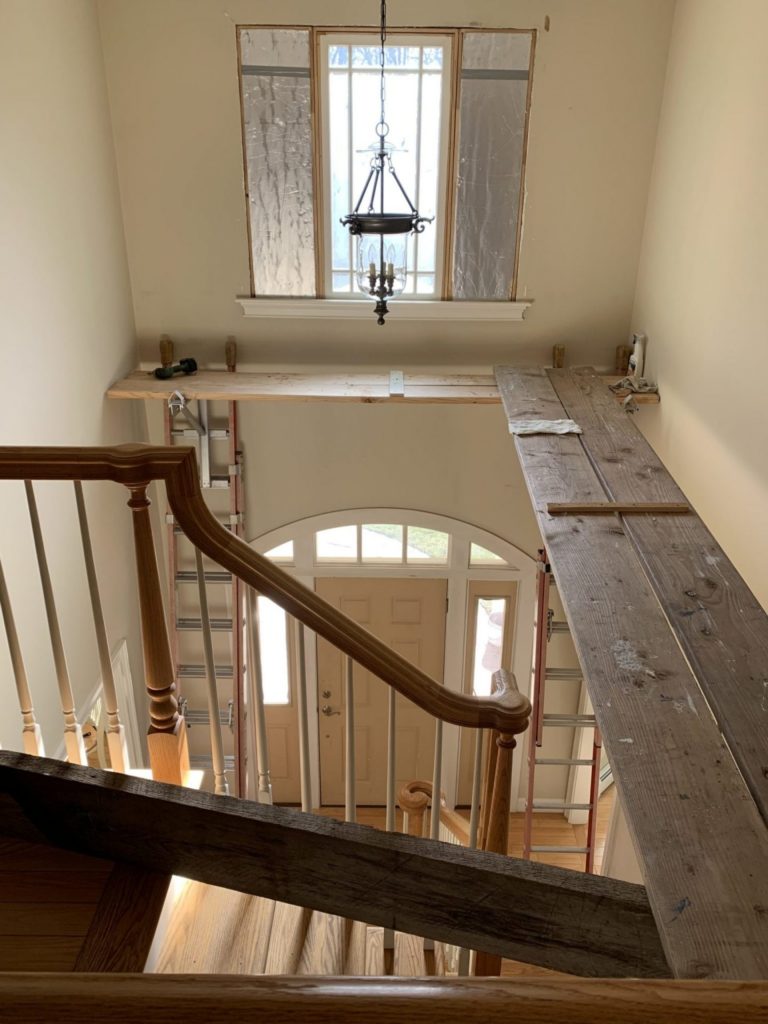 Tempered glass insulated trimmed in on site