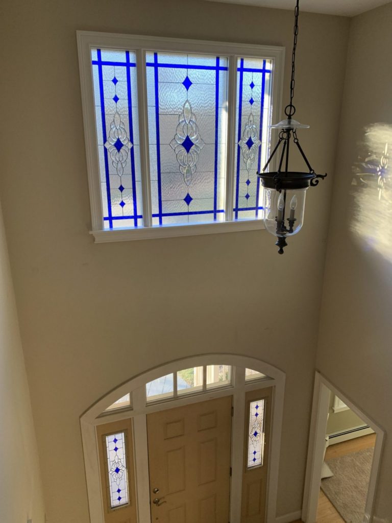 Tempered glass insulated trimmed in on site