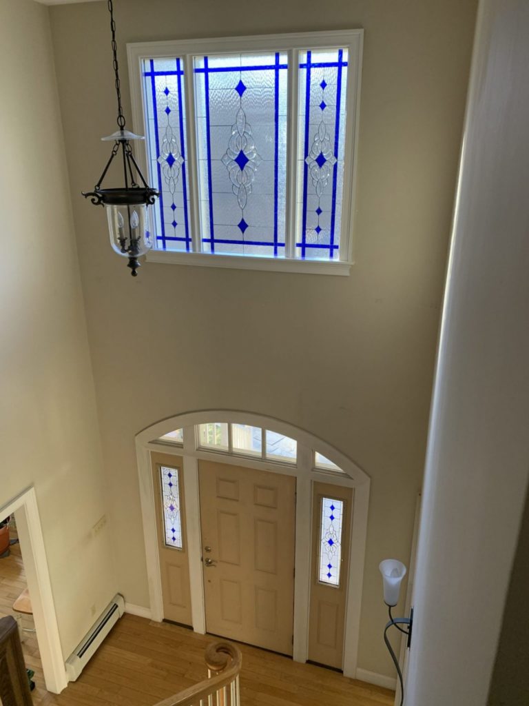 Tempered glass insulated trimmed in on site