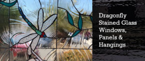 Dragonfly Stained Glass Panels, Windows, Hangings