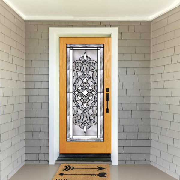 The "Victorville" Classic Stained Glass Douglas Fir French Door