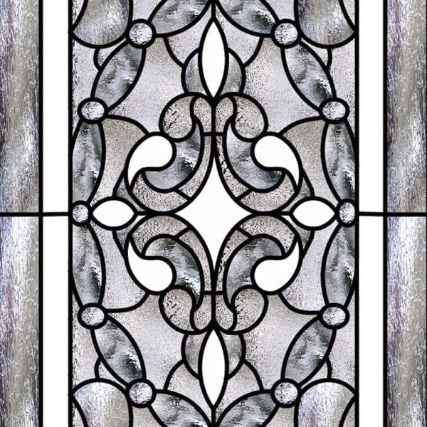 The "Victorville" Classic Stained Glass Douglas Fir French Door