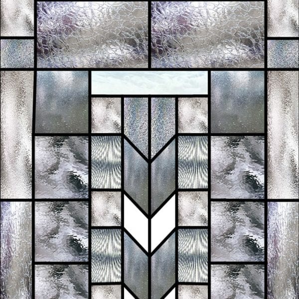 The Gilmore Stained Glass Douglas Fir French Door