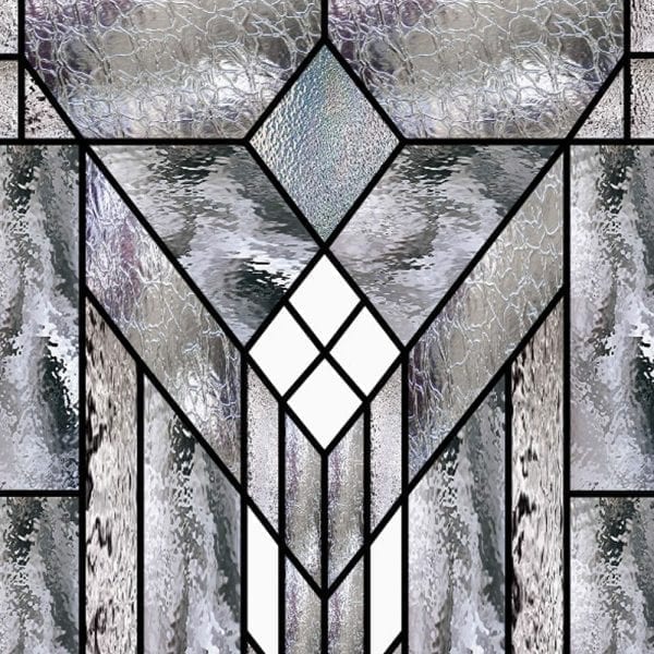 The Wilmington Craftsman Style Stained Glass Door