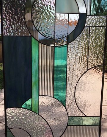 Stained Glass for Swimming Pool Rooms