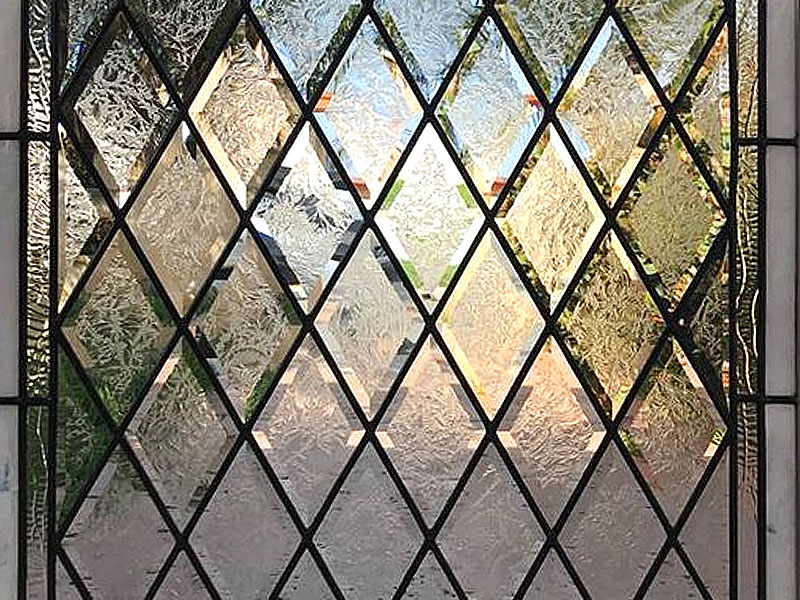 leaded glass diamonds