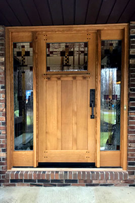 sidelights front door