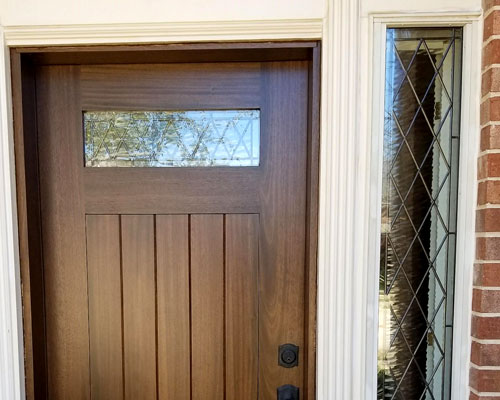 sidelights tudor style