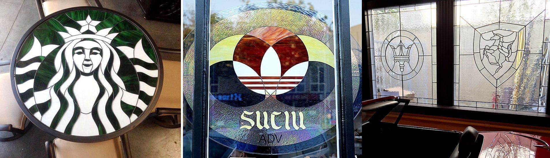 stained glass logo