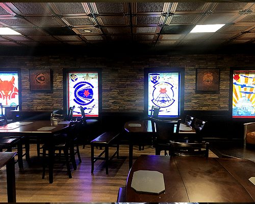 stained glass restaurant
