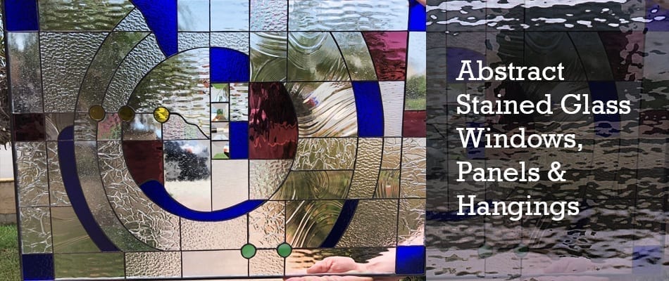 Abstract Stained Glass Windows, Panels, Hangings