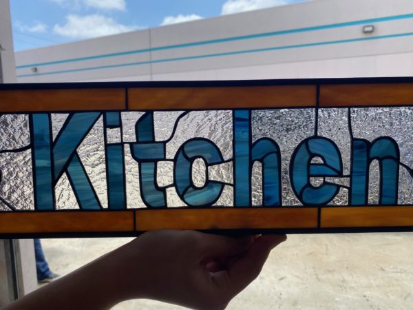 Kitchen, Wine & Fruit Stained Glass Window Panel