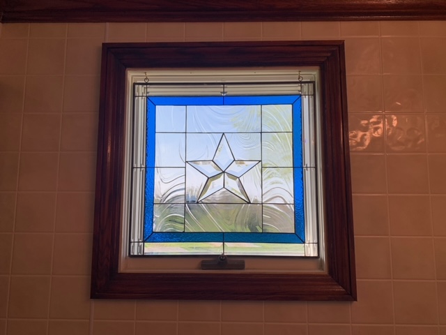 Clear and Beveled Star with easy installation