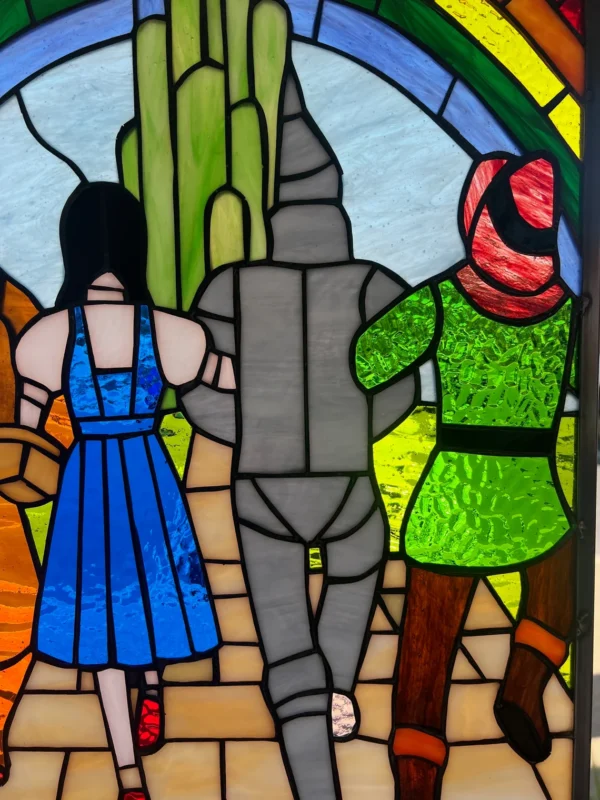 Wizard of Oz Stained Glass Panel