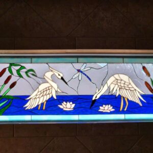 Stained Art Glass Window- James