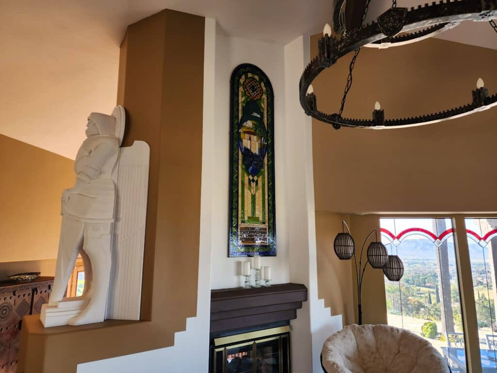 Client's desired vision, image and message turned into glass!