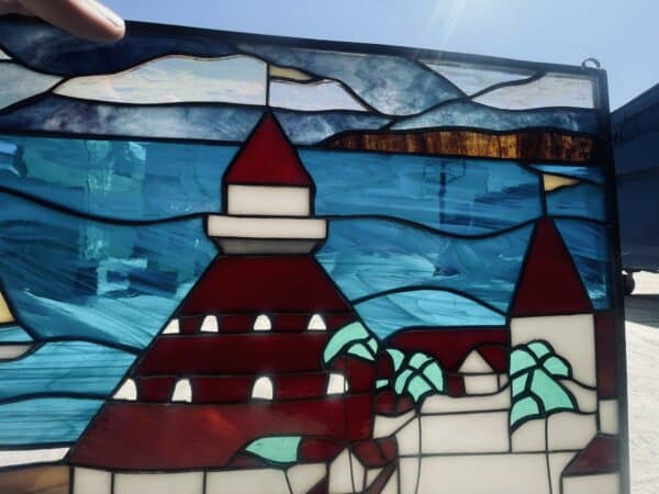 Hotel Del Coronado Stained Glass Window Panel