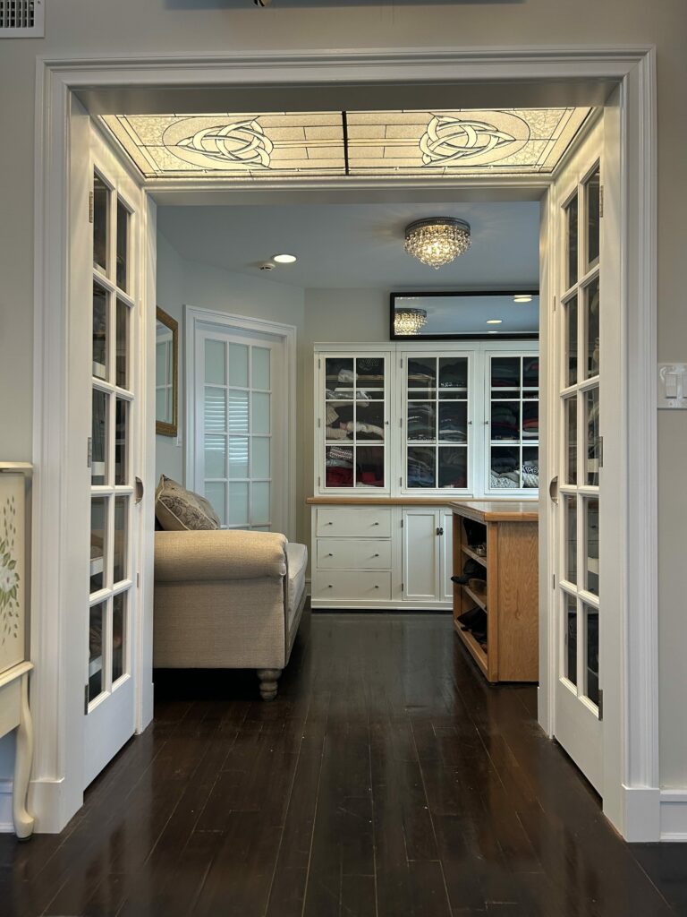A fantastic piece of stained glass Installed