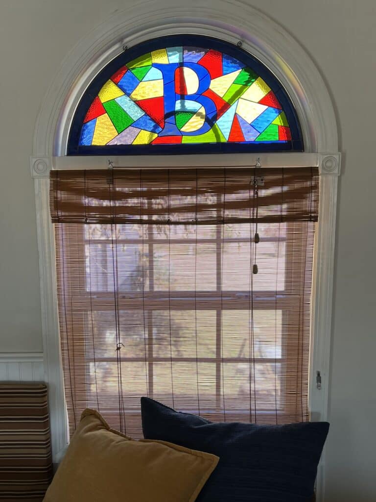 Before and after transom windows sent to Toney AL