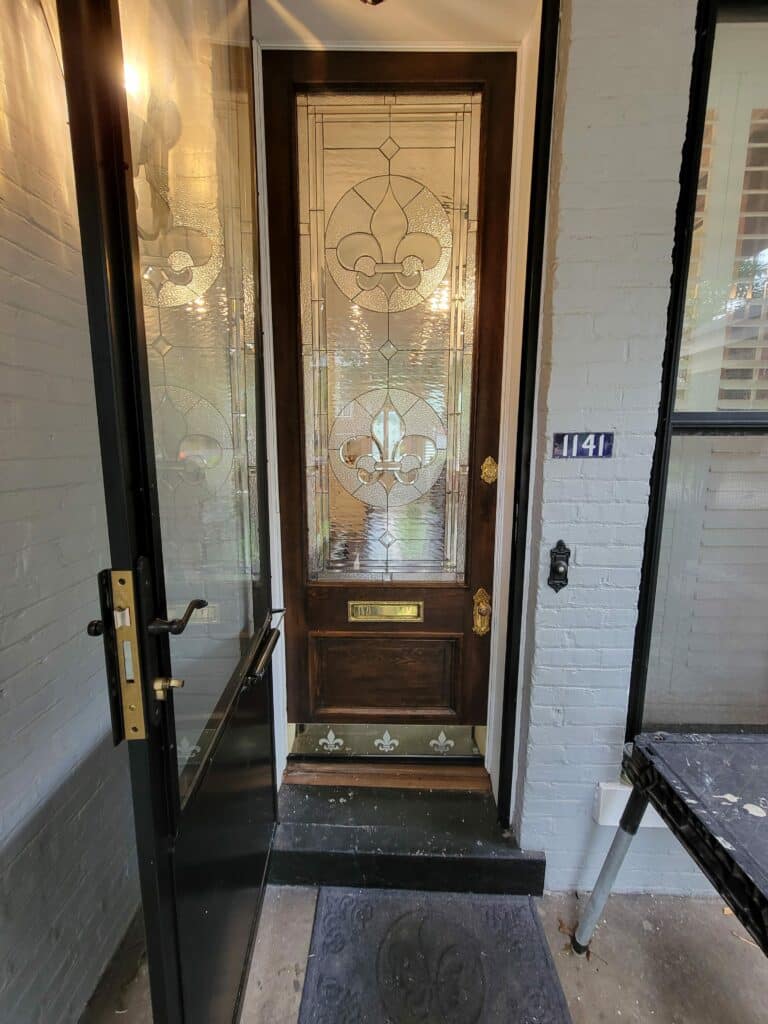 Before & After: Triple Pane Stained Glass Transformation