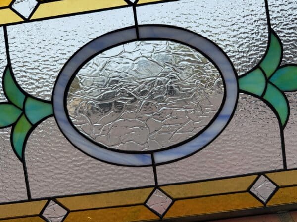 English Style Trasom Stained Glass Window