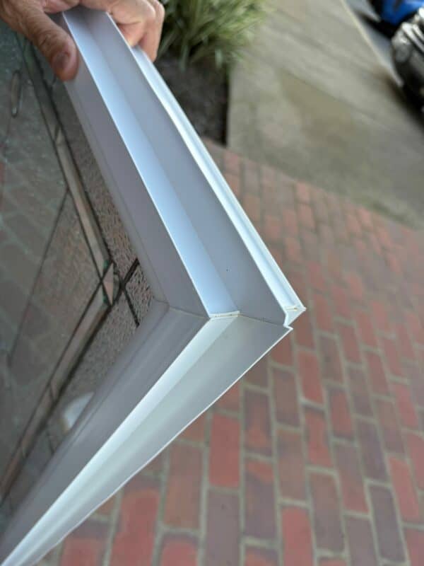 The Brentwood Vinyl Framed & Insulated Stained & Beveled Glass Window
