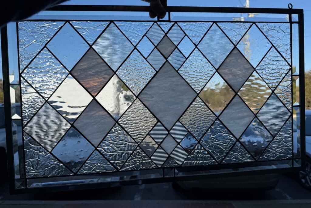 キャラメルさん★専用 ダイヤモンドアートクラブ　Stained Glass Fl The“Sugarloaf” Beveled & Stained Glass Window Panel