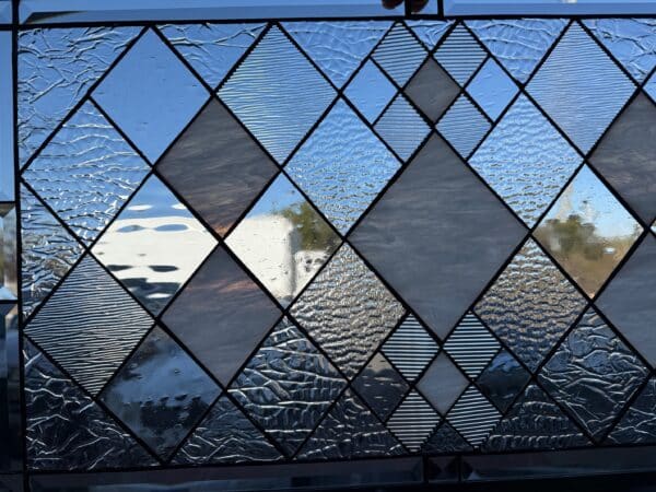 The“Sugarloaf” Beveled & Stained Glass Window Panel