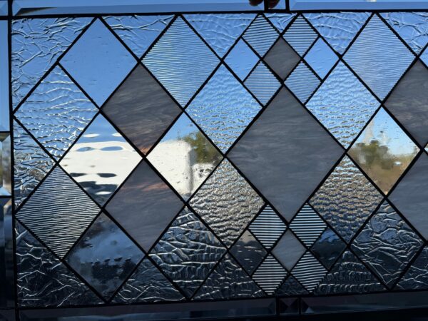 The“Sugarloaf” Beveled & Stained Glass Window Panel