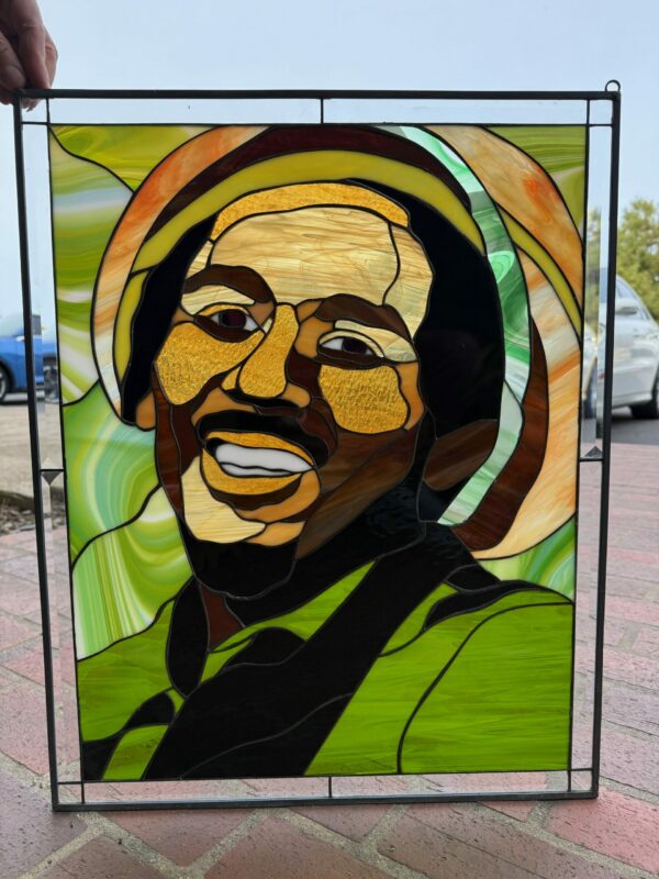 Wow! Bob Marley Stained Glass Window