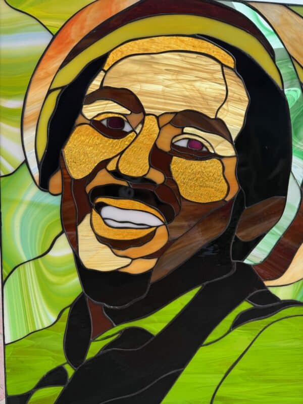 Wow! Bob Marley Stained Glass Window