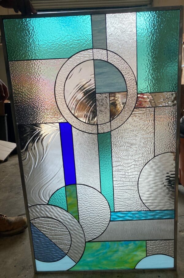 The Lovely Viejo Stained Glass Window Panel