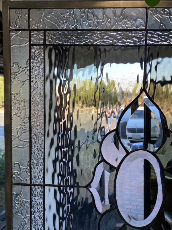 The Ontario Beveled Leaded Stained Glass Window Panel