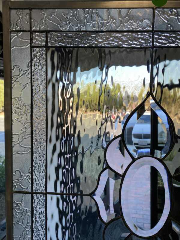 The Ontario Beveled Leaded Stained Glass Window Panel