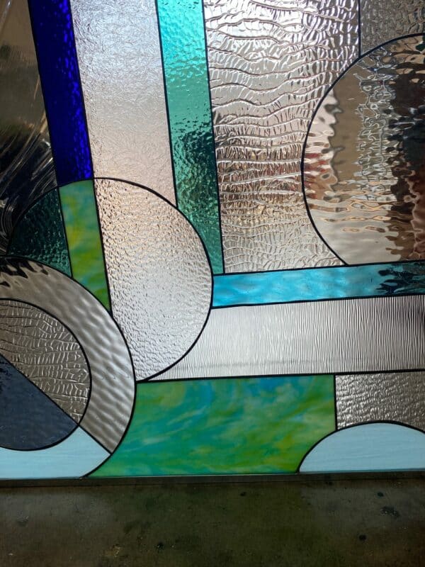 The Lovely Viejo Stained Glass Window Panel