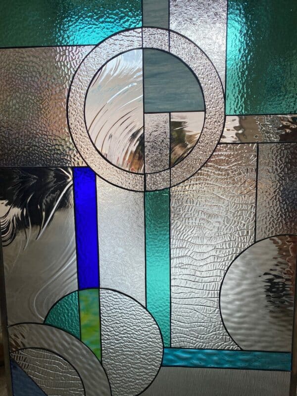 The Lovely Viejo Stained Glass Window Panel